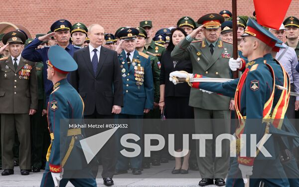 Russia Putin WWII Remembrance and Sorrow Day