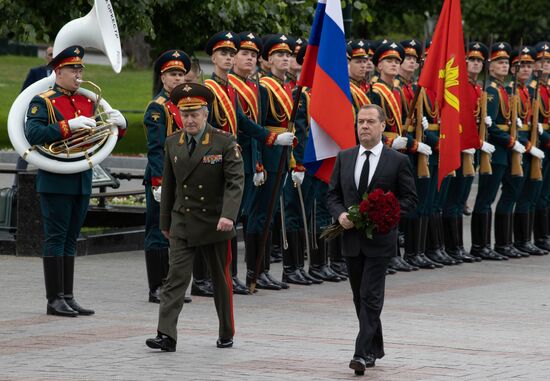 Russia Medvedev WWII Remembrance and Sorrow Day