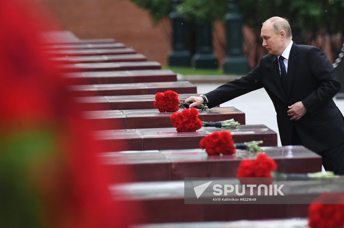 Russia Putin WWII Remembrance and Sorrow Day
