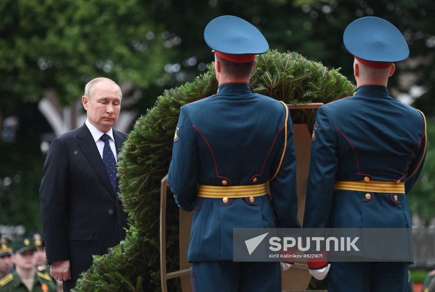 Russia Putin WWII Remembrance and Sorrow Day