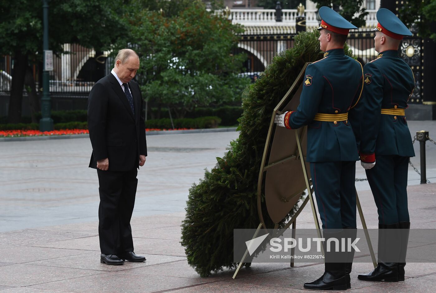 Russia Putin WWII Remembrance and Sorrow Day