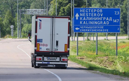 Russia Lithuania Truck Traffic Ban