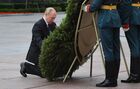 Russian President Vladimir Putin attends a wreath laying ceremony held on the Remembrance and Sorrow Day to mark the 81st anniversary of the Nazi German invasion into Soviet Union, at the Tomb of the Unknown Soldier by the Kremlin wall in Moscow, Russia. Location: Russia, Moscow. Author: Kirill Kallinikov/Sputnik. Russia Putin WWII Remembrance and Sorrow Day