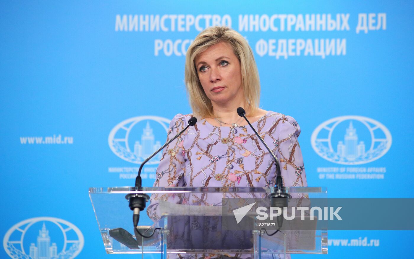 Russia Zakharova Briefing
