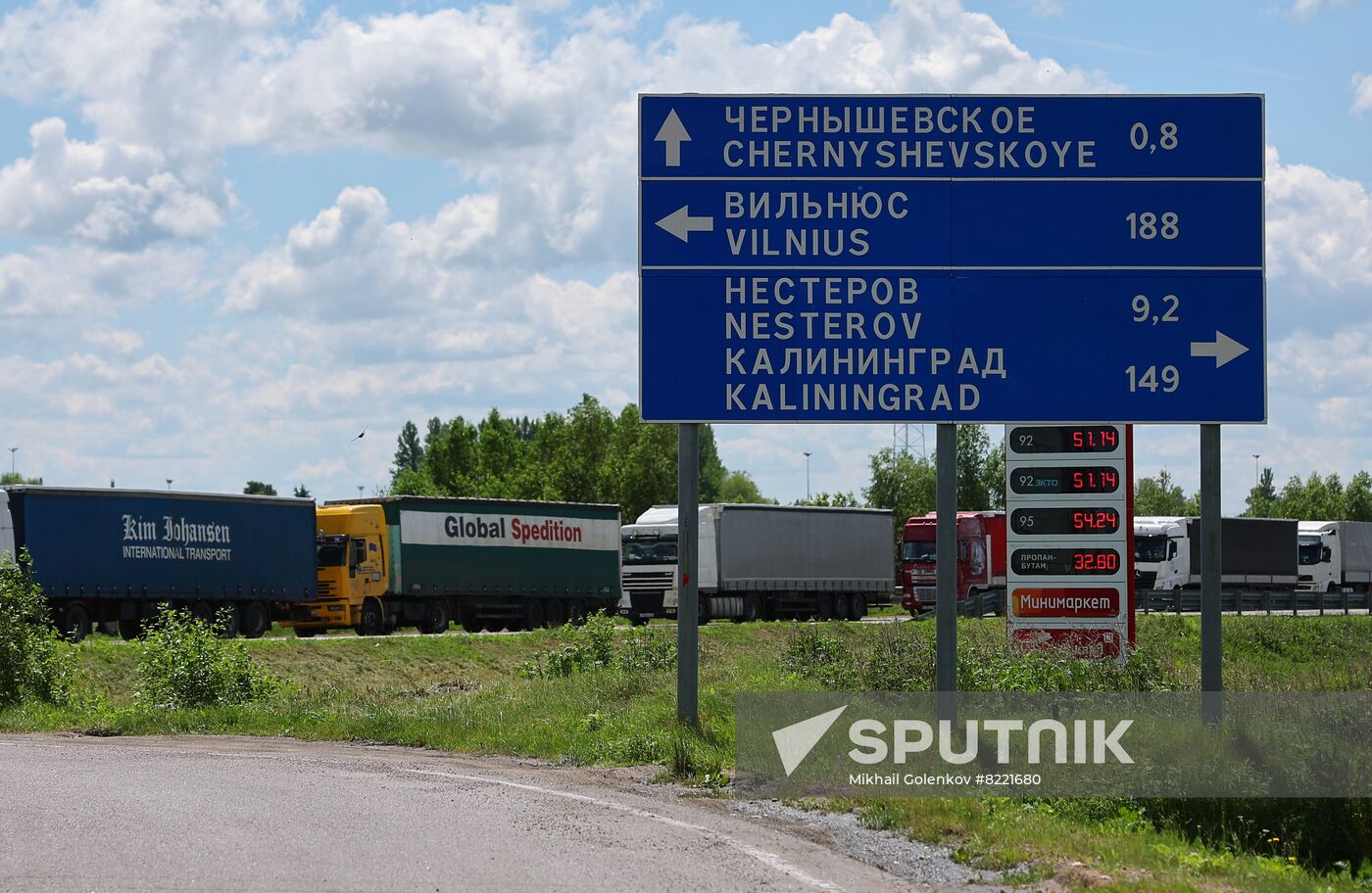 Russia Lithuania Truck Traffic Ban