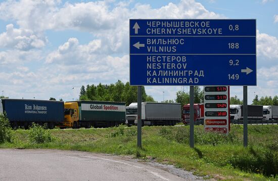 Russia Lithuania Truck Traffic Ban