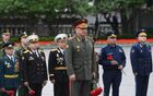 Russian Defence Minister Sergei Shoigu attends a wreath laying ceremony held on the Remembrance and Sorrow Day to mark the 81st anniversary of the Nazi German invasion into Soviet Union, at the Tomb of the Unknown Soldier by the Kremlin wall in Moscow, Russia. Location: Russia, Moscow. Author: Kirill Kallinikov/Sputnik. Russia Putin WWII Remembrance and Sorrow Day