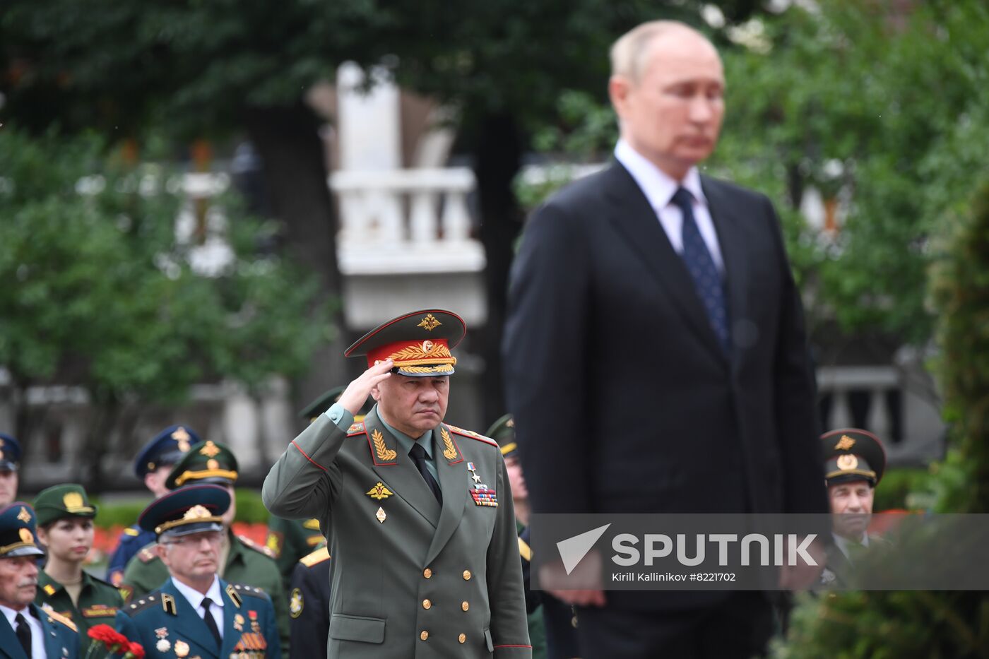 Russia Putin WWII Remembrance and Sorrow Day