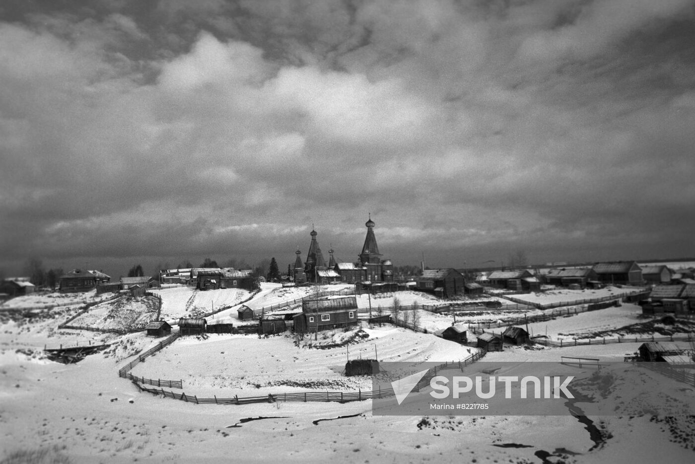 Nyonoksa village in Arkhangelsk Region