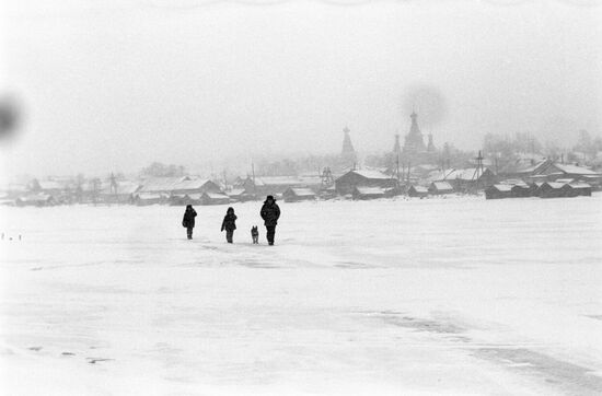 Nyonoksa village in Arkhangelsk Region