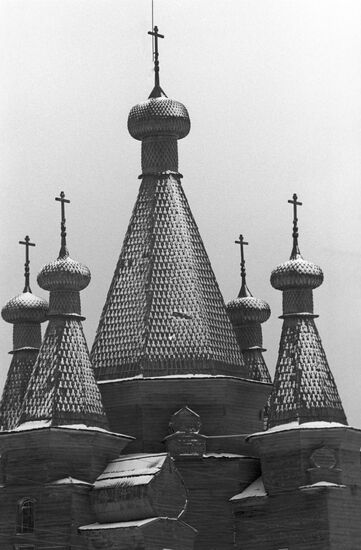 Nyonoksa village in Arkhangelsk Region