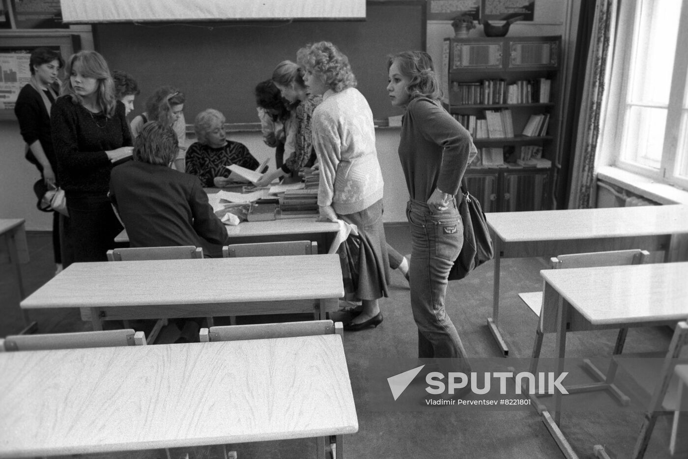 Svetlana Runova, student of Moscow Printing Industry School