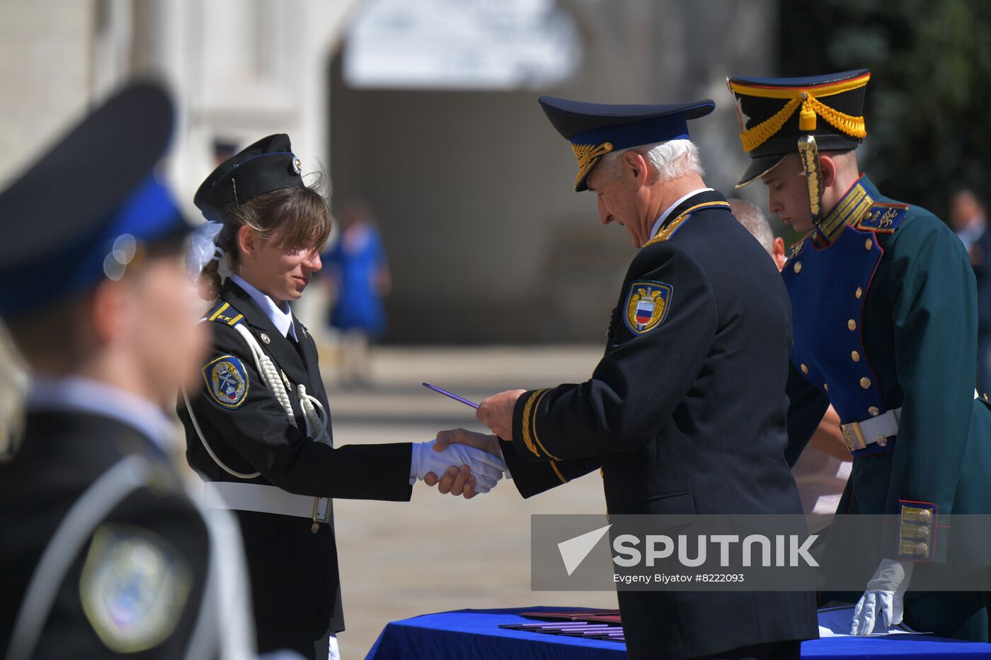 Russia Federal Guard Service Cadets Graduation