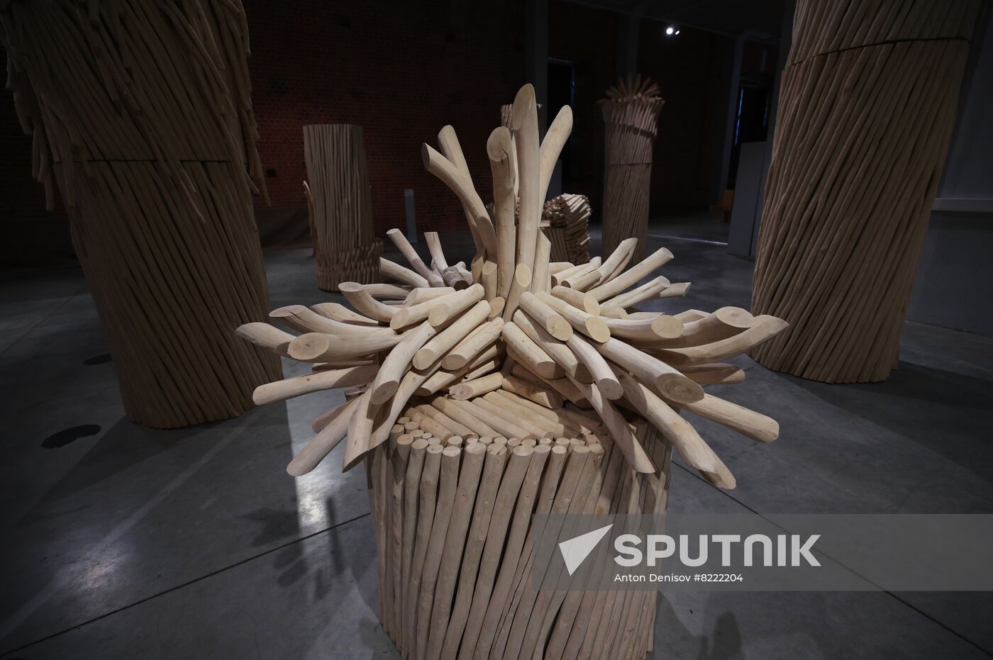 Russia Art Thinking Landscape Exhibition