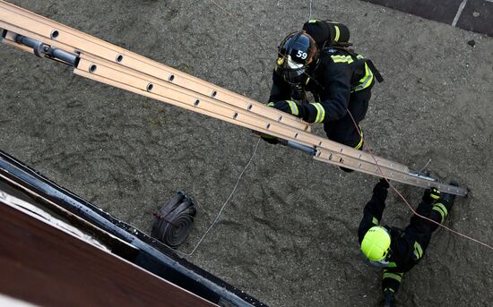 Russia Firefighters Contest