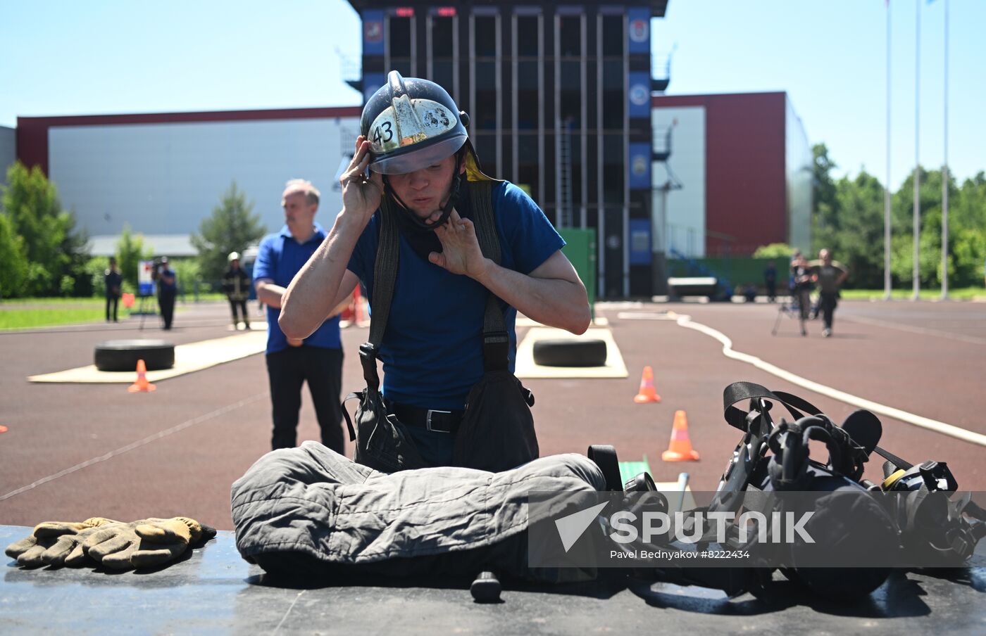 Russia Firefighters Contest