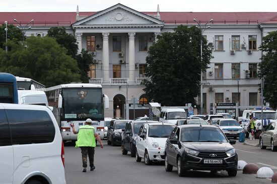 Russia DPR Bus Traffic