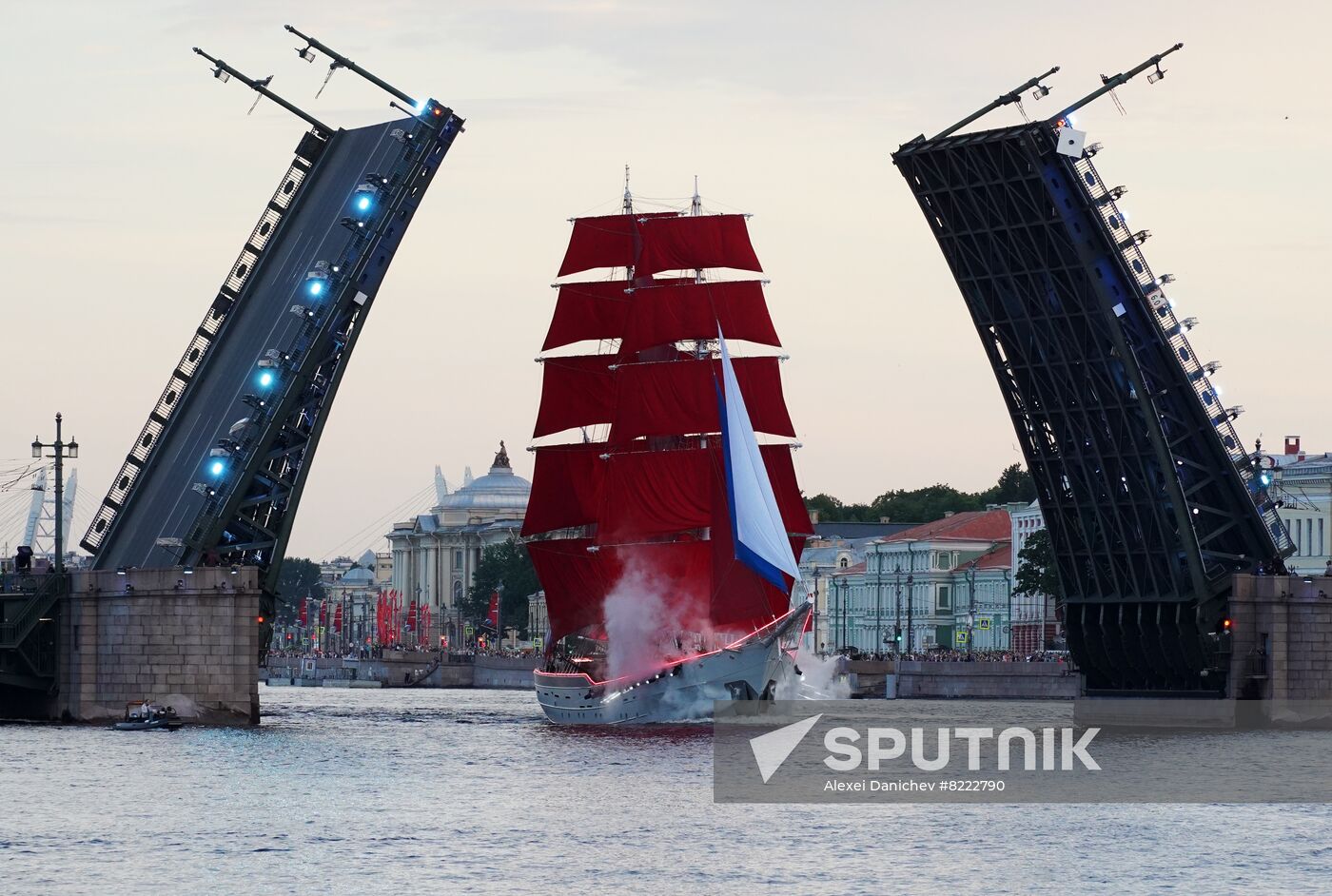 Russia Scarlet Sails Show Rehearsal