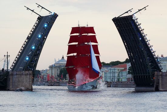 Russia Scarlet Sails Show Rehearsal