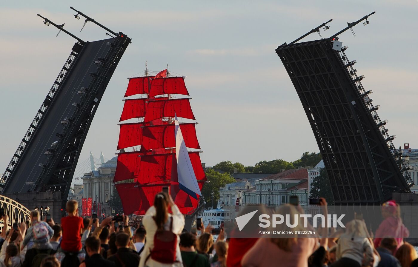 Russia Scarlet Sails Show Rehearsal