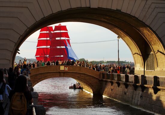 Russia Scarlet Sails Show Rehearsal
