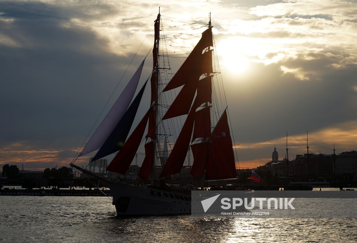 Russia Scarlet Sails Show Rehearsal