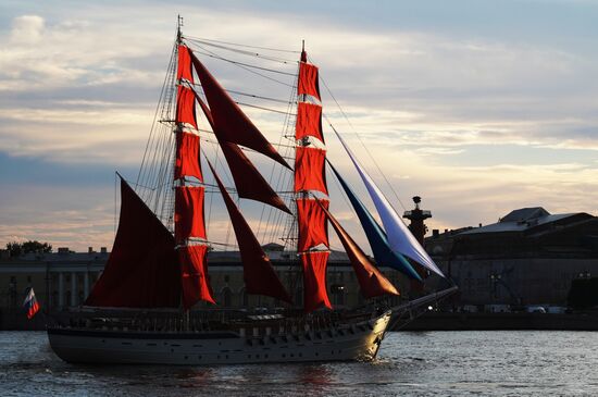 Russia Scarlet Sails Show Rehearsal