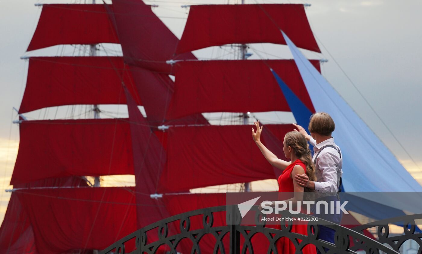 Russia Scarlet Sails Show Rehearsal
