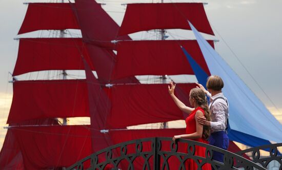 Russia Scarlet Sails Show Rehearsal