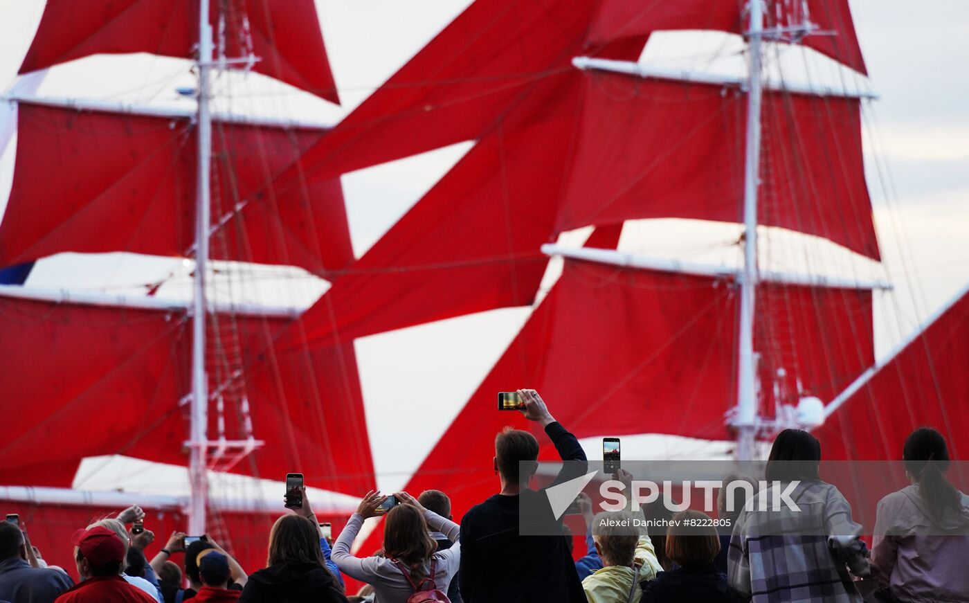 Russia Scarlet Sails Show Rehearsal