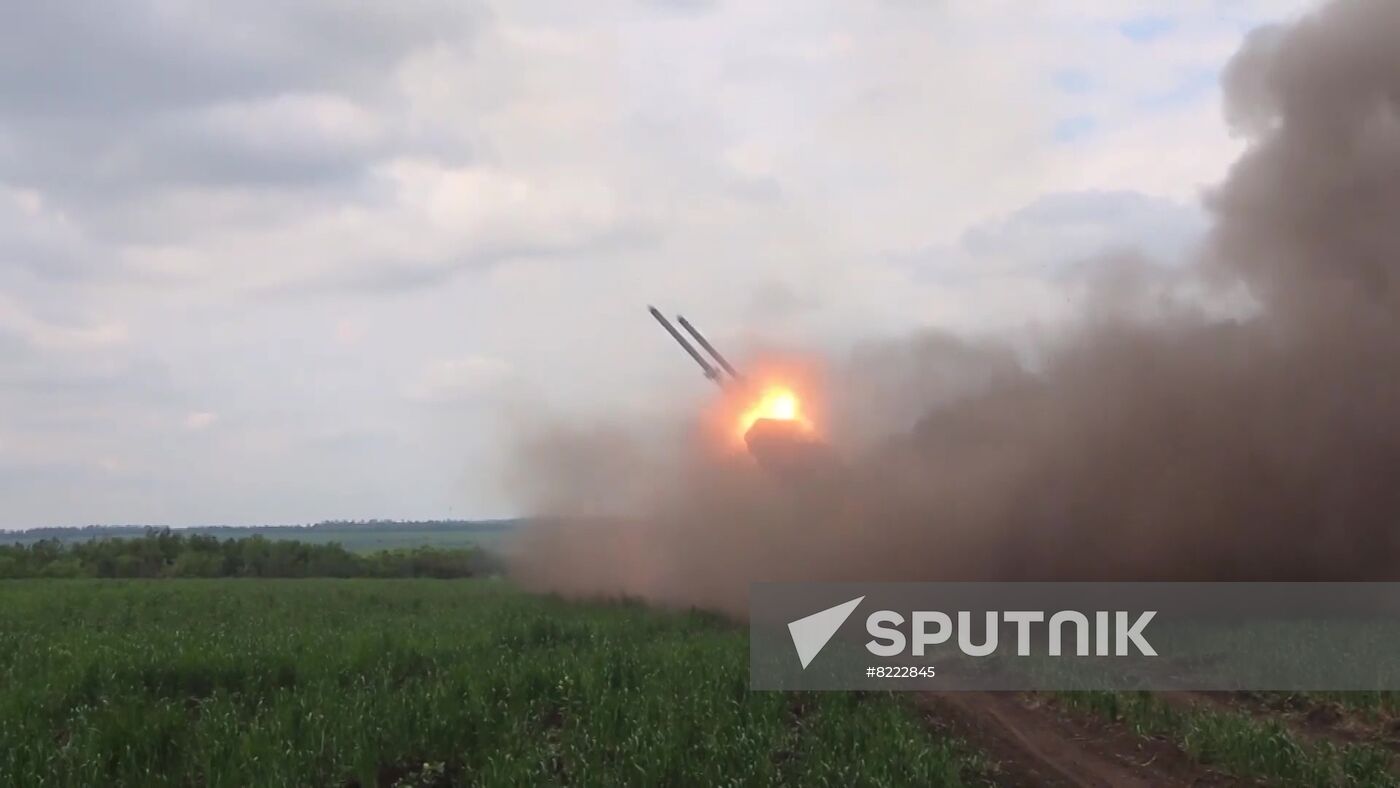 Ukraine Russia Military Operation Rocket Launchers