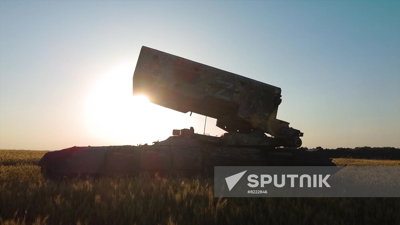 Ukraine Russia Military Operation Rocket Launchers