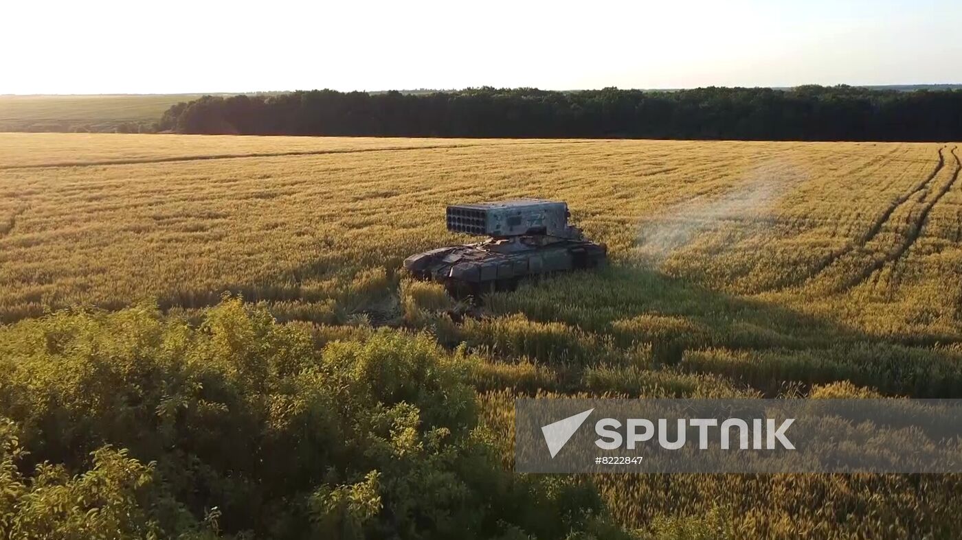 Ukraine Russia Military Operation Rocket Launchers