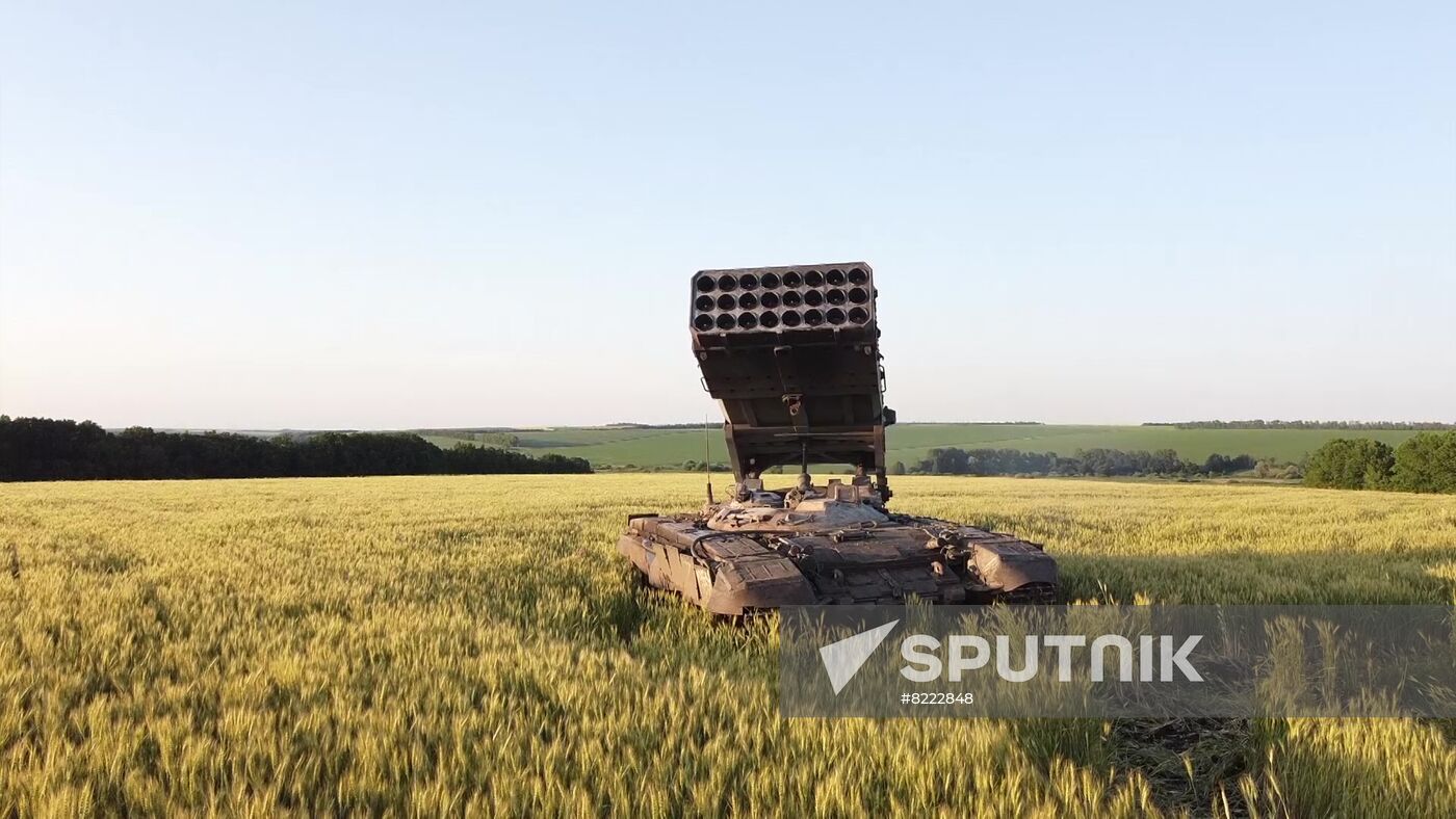 Ukraine Russia Military Operation Rocket Launchers