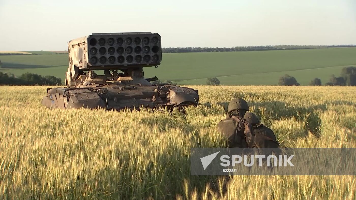 Ukraine Russia Military Operation Rocket Launchers