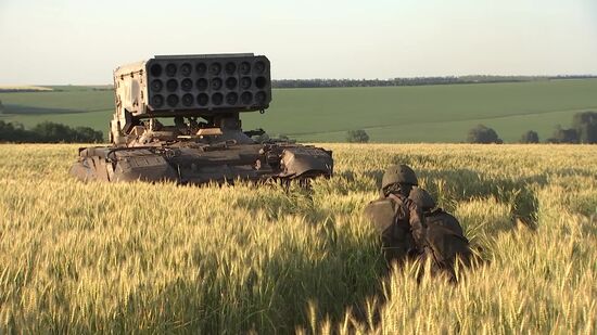 Ukraine Russia Military Operation Rocket Launchers
