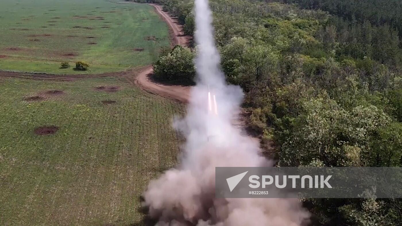 Ukraine Russia Military Operation Rocket Launchers