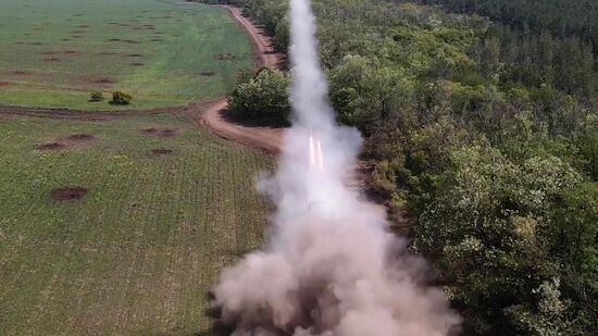 Ukraine Russia Military Operation Rocket Launchers