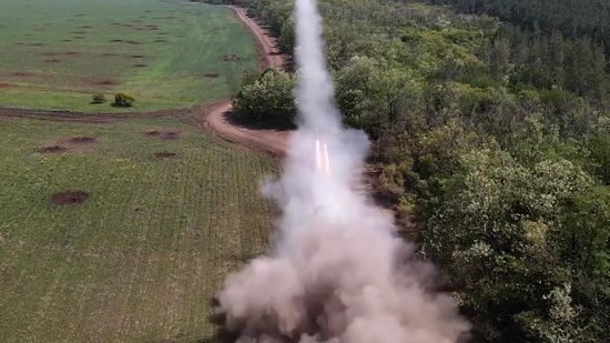 Ukraine Russia Military Operation Rocket Launchers