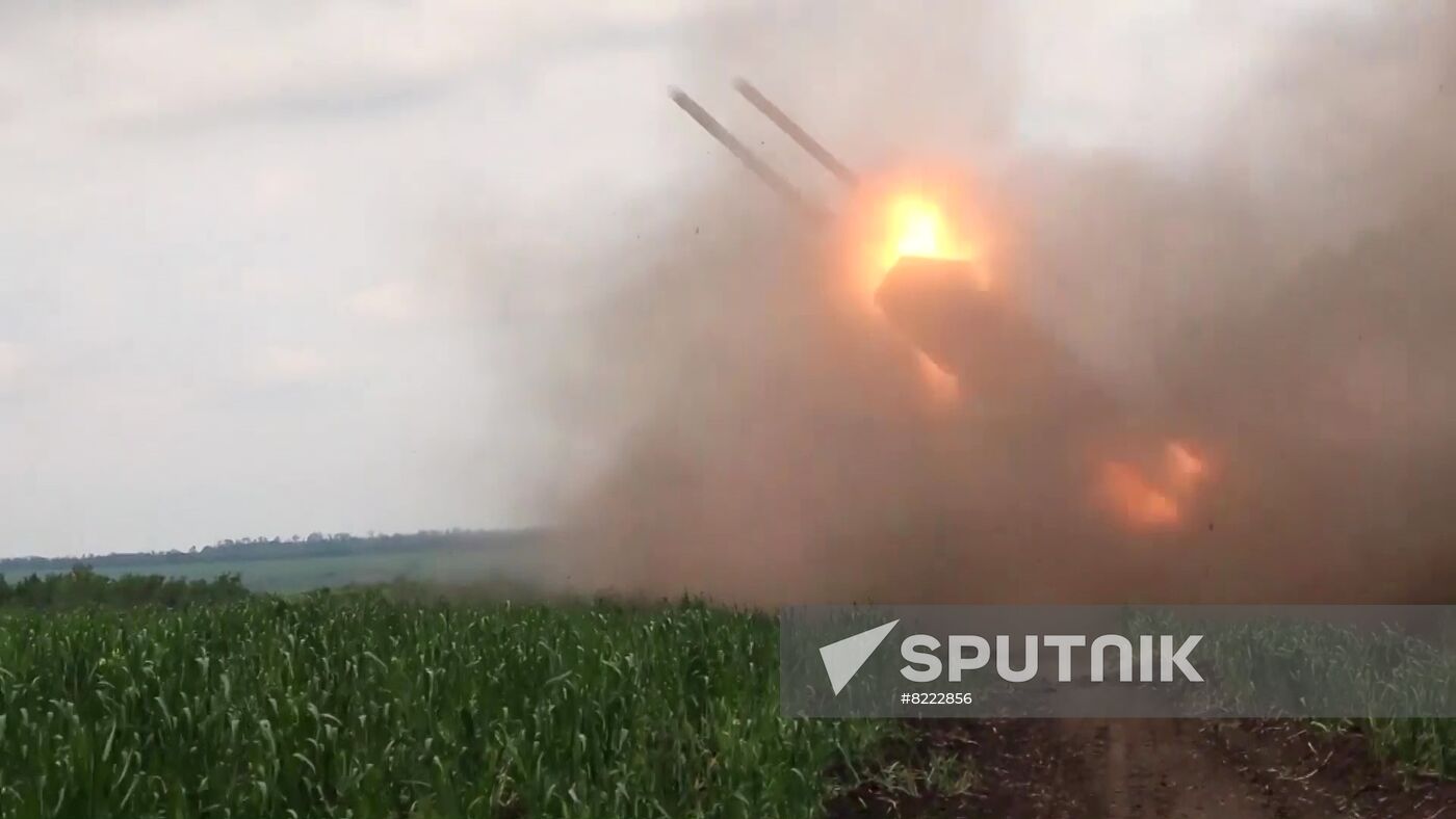 Ukraine Russia Military Operation Rocket Launchers
