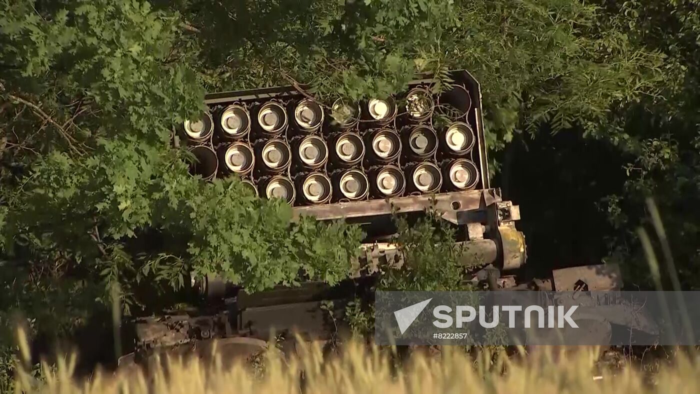 Ukraine Russia Military Operation Rocket Launchers
