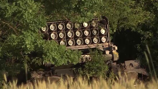 Ukraine Russia Military Operation Rocket Launchers