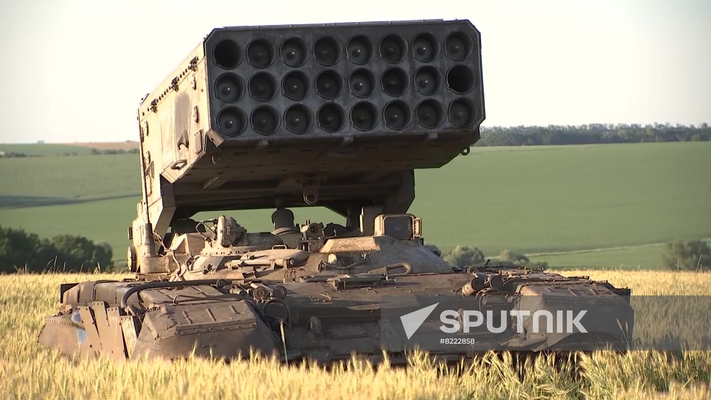 Ukraine Russia Military Operation Rocket Launchers