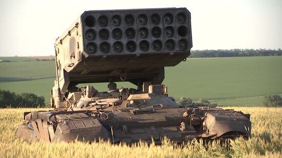 Ukraine Russia Military Operation Rocket Launchers