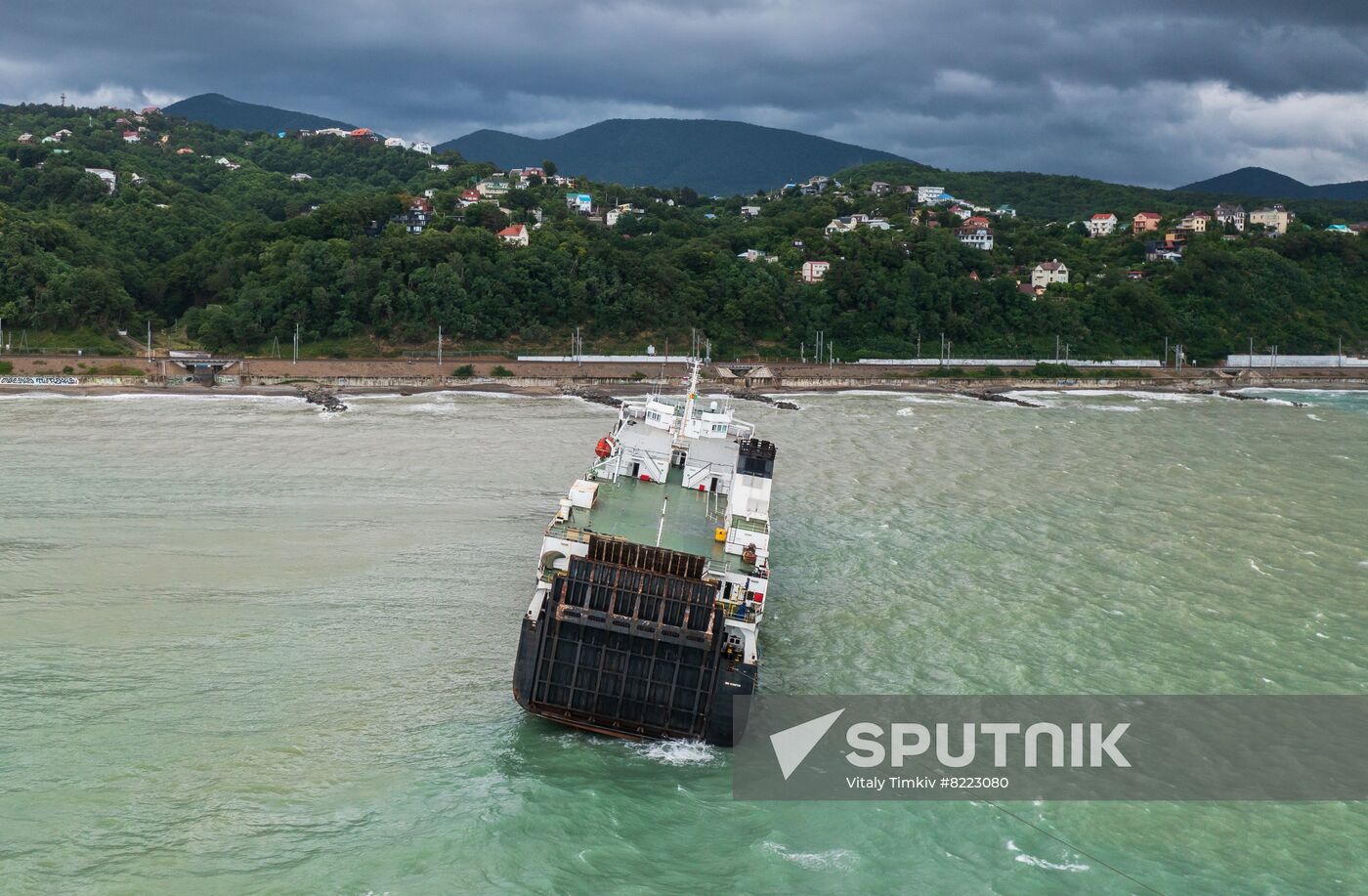 Russia Cameroon Cargo Ship Distress