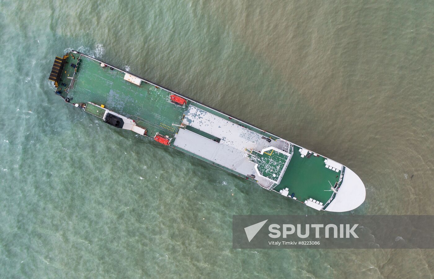 Russia Cameroon Cargo Ship Distress