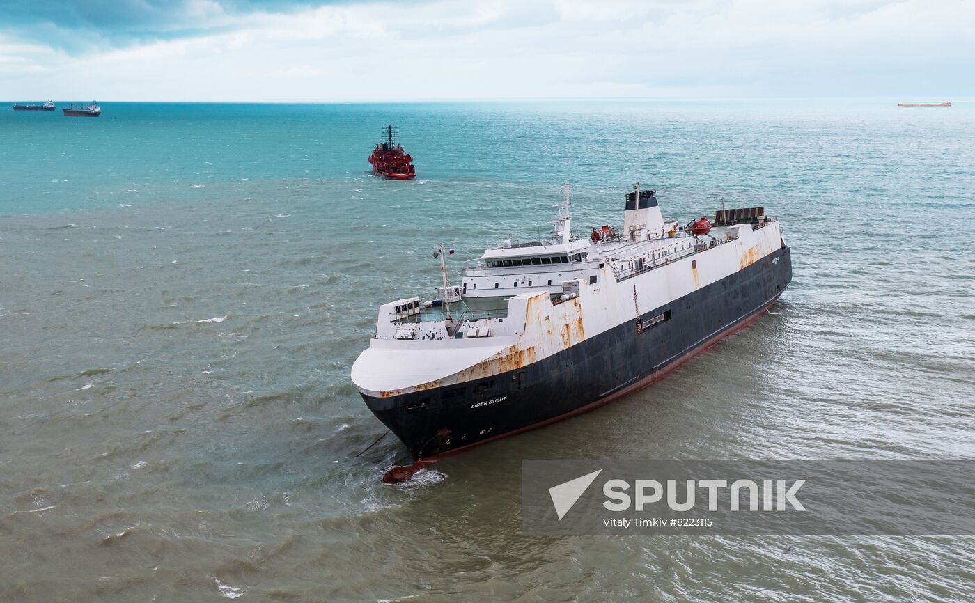 Russia Cameroon Cargo Ship Distress