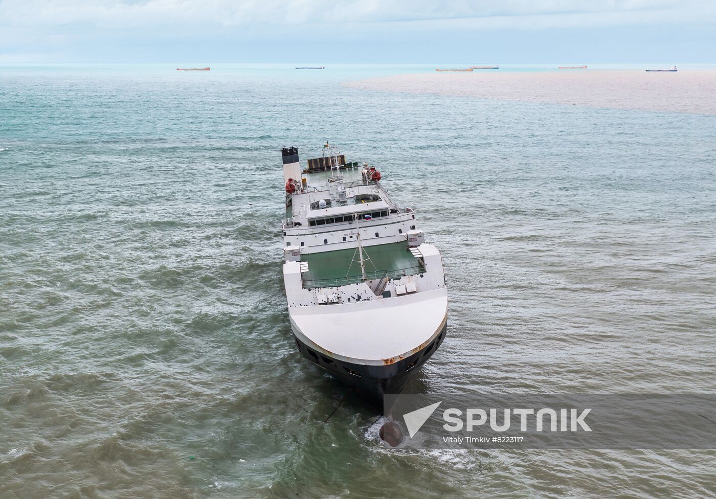 Russia Cameroon Cargo Ship Distress