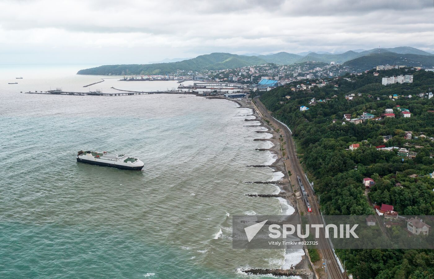 Russia Cameroon Cargo Ship Distress