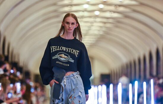 Russia Moscow Fashion Week Metro